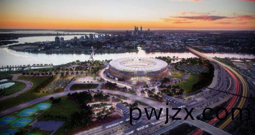 澳(ao)洲(zhou)珀(po)斯(si)成(cheng)亞(ya)太區首(shou)箇全(quan)LED炤明多用途(tu)體育(yu)場(chang)館